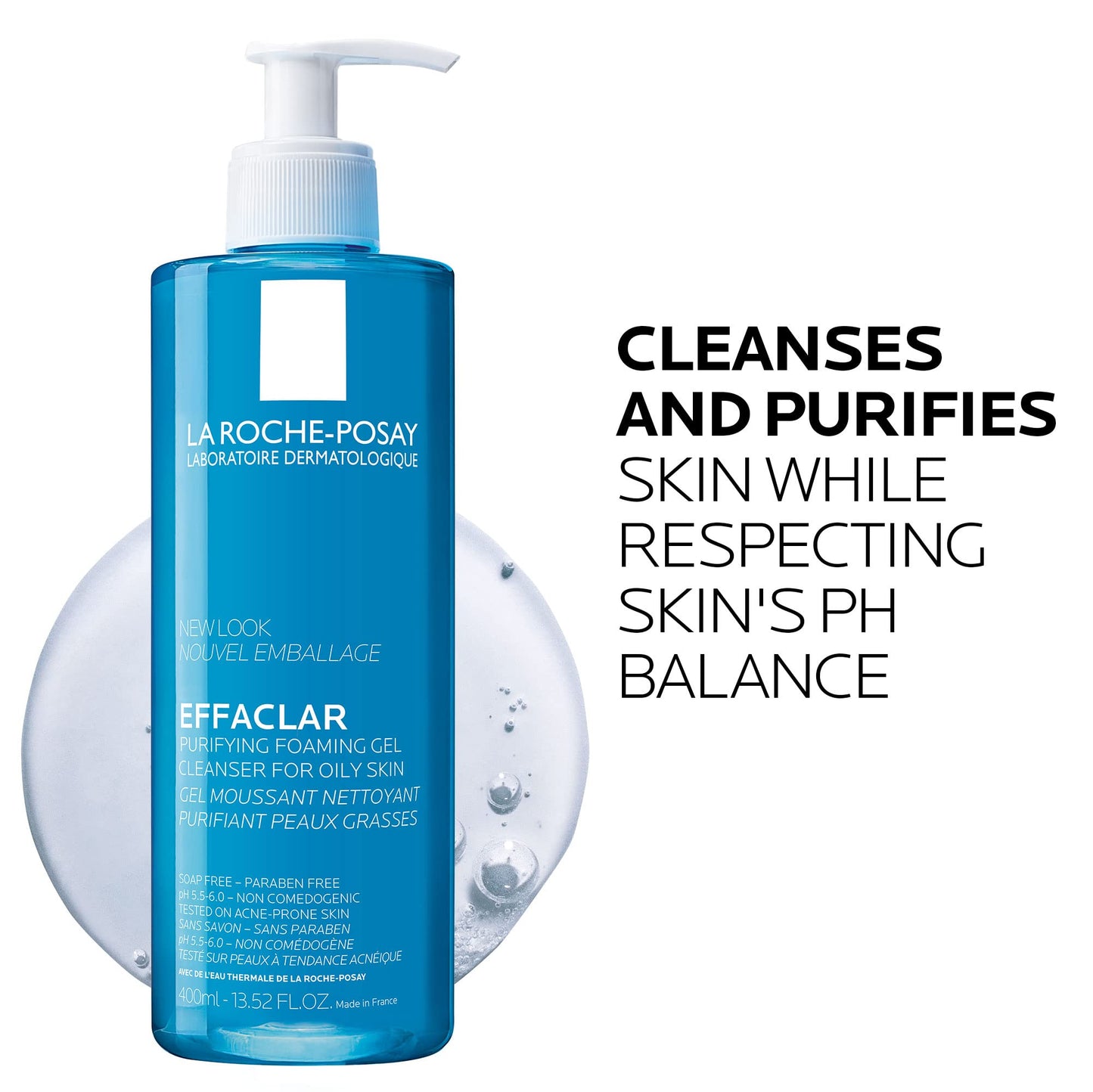 La Roche-Posay Effaclar Purifying Foaming Gel Cleanser for Oily Skin La Roche-PosayUS supplements
