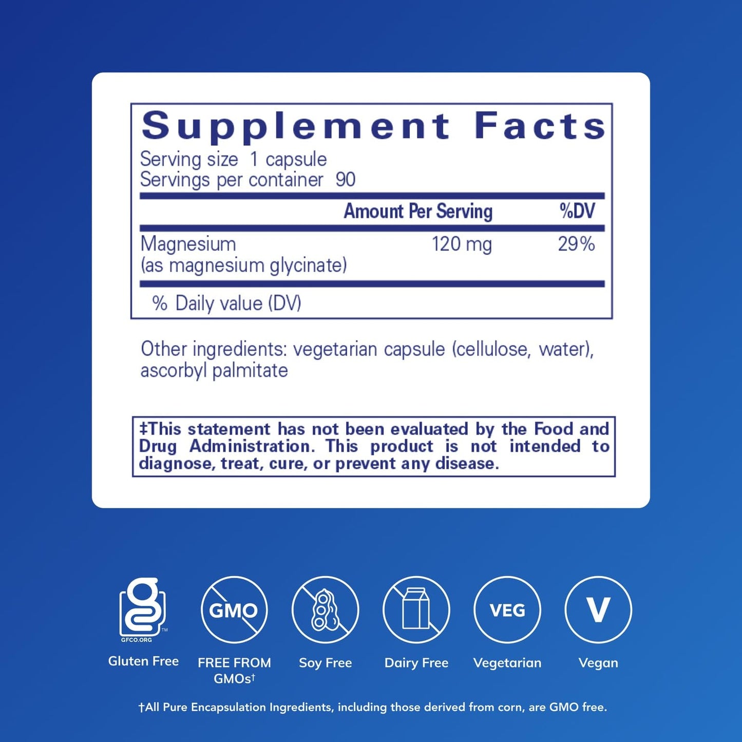 Pure Encapsulations Magnesium (Glycinate) - Supplement to Support Stress Relief, Sleep, Heart Health, Nerves, Muscles, and Metabolism Pure EncapsulationsUS supplements
