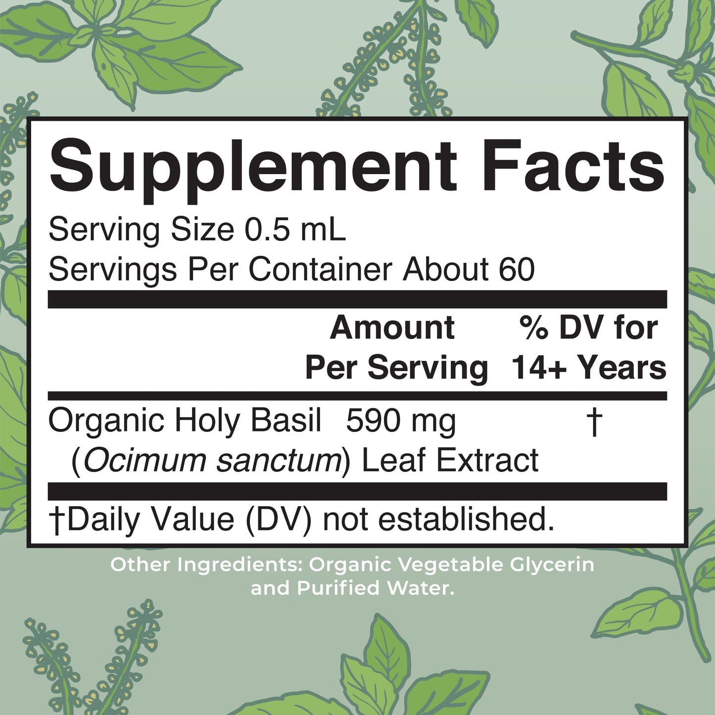 MaryRuth Organics Holy Basil Sugar Free | Tulsi Holy Basil Herbal Liquid Drops | Antioxidant | Cognitive Function | Digestive Support | Energy Levels | Vegan | Non-GMO | 1 Fl Oz MARYRUTH'SUS supplements