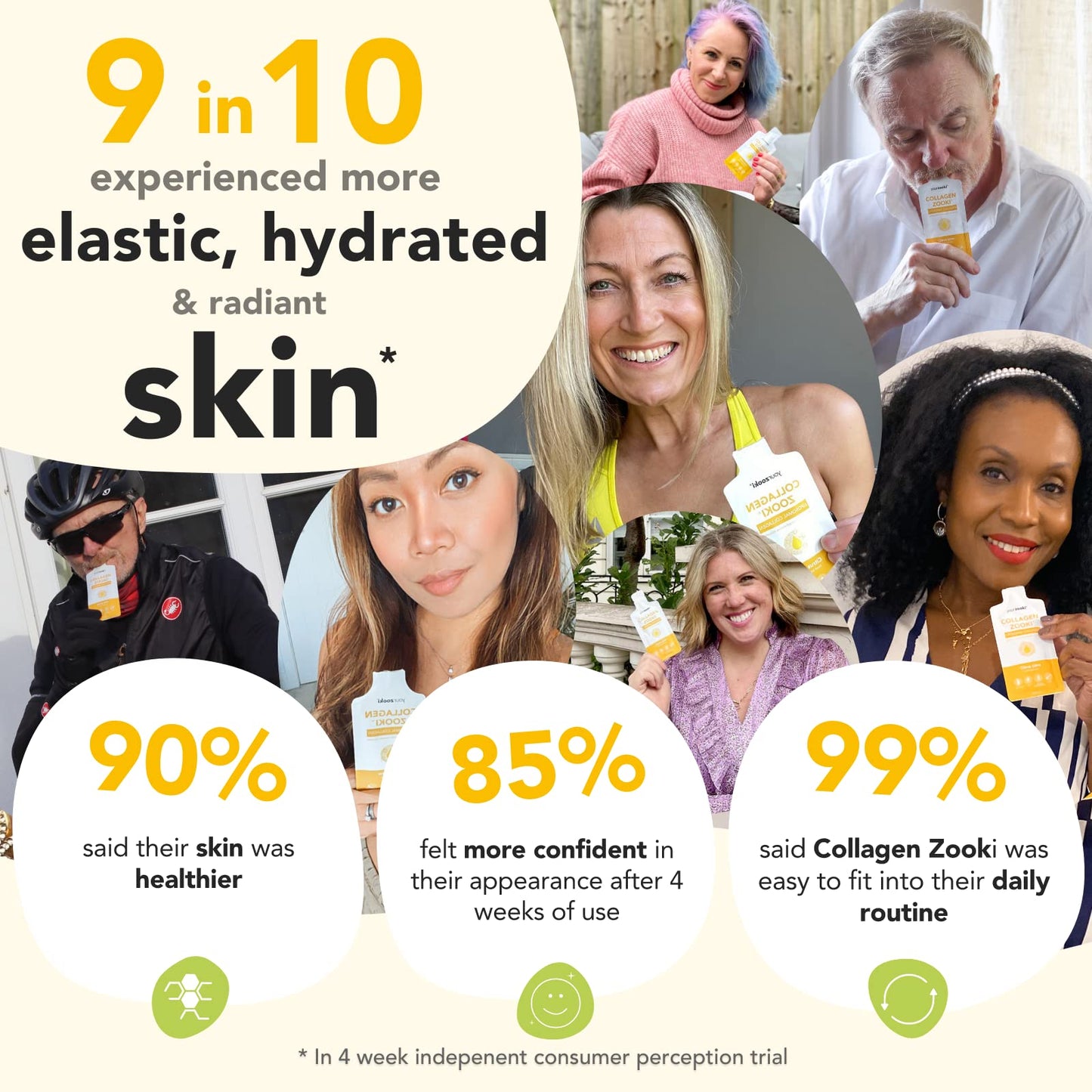 Zooki 5000mg Marine Collagen Liquid Sachets | Hydrolysed Marine Collagen Peptides yourzookiUS supplements
