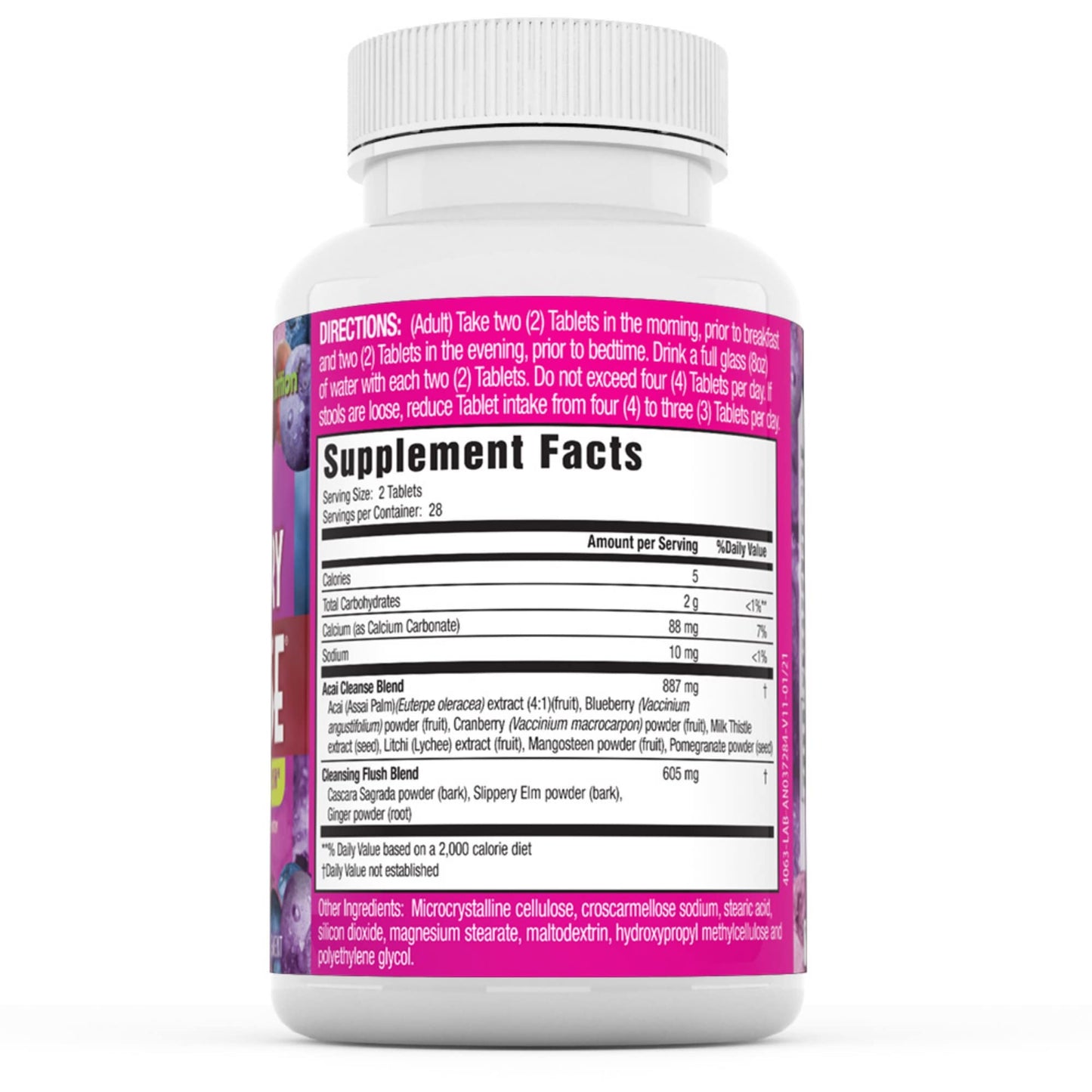 Applied Nutrition ACAI Berry Cleanse TABS Size: 56 Irwin NaturalsUS supplements