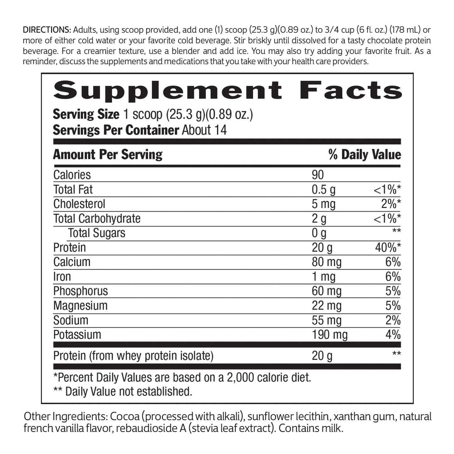 Biochem 100% Whey Sugar-Free Chocolate 20g, 12.5oz, Certified Vegetarian, Certified Glut BiochemUS supplements