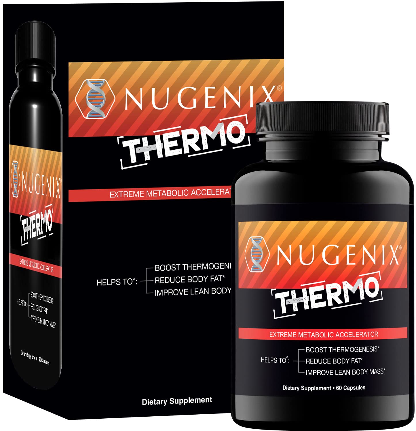 Nugenix Thermo - Thermogenic Fat Supplement Pills for Men, Extreme Metabolic Accelerator, 60 Count NugenixUS supplements