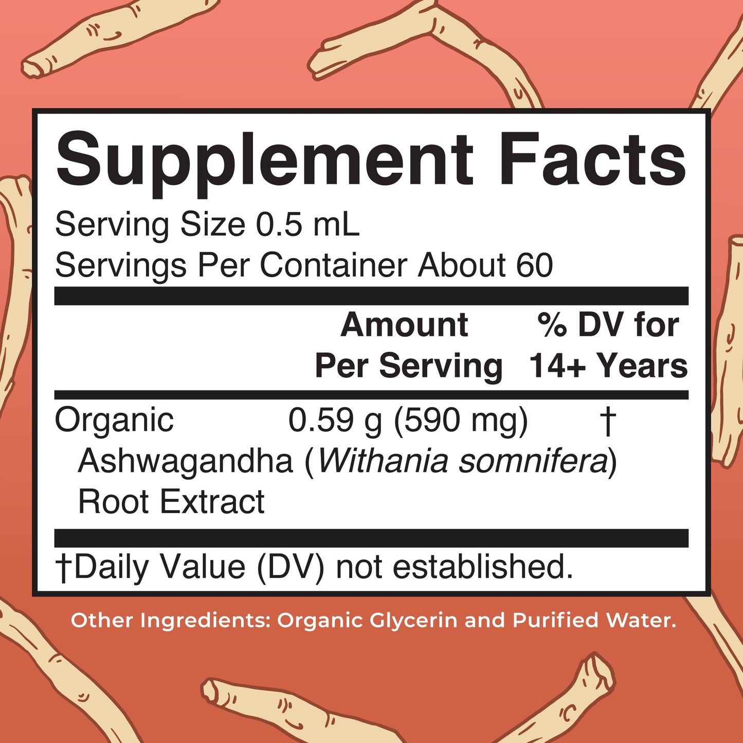 MaryRuth Organics Ashwagandha Root | USDA Organic Ashwagandha Liquid Drops | Stress Relief, Natural Calm, Relaxation and Mood Support Supplement | Adaptogenic | Nervine | Vegan | Non-GMO | 60 Servings MARYRUTH'SUS supplements