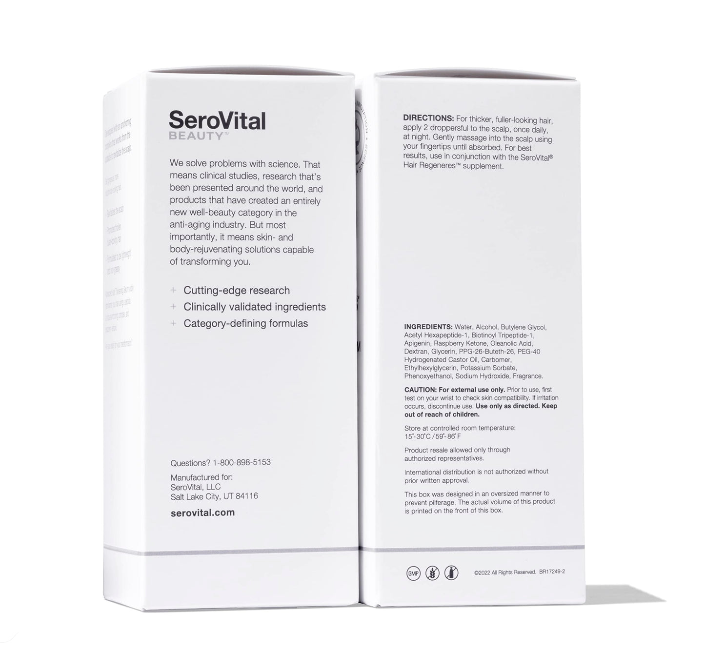 Serovital Advanced Hair Thickening Serum, 2 Oz SerovitalUS supplements