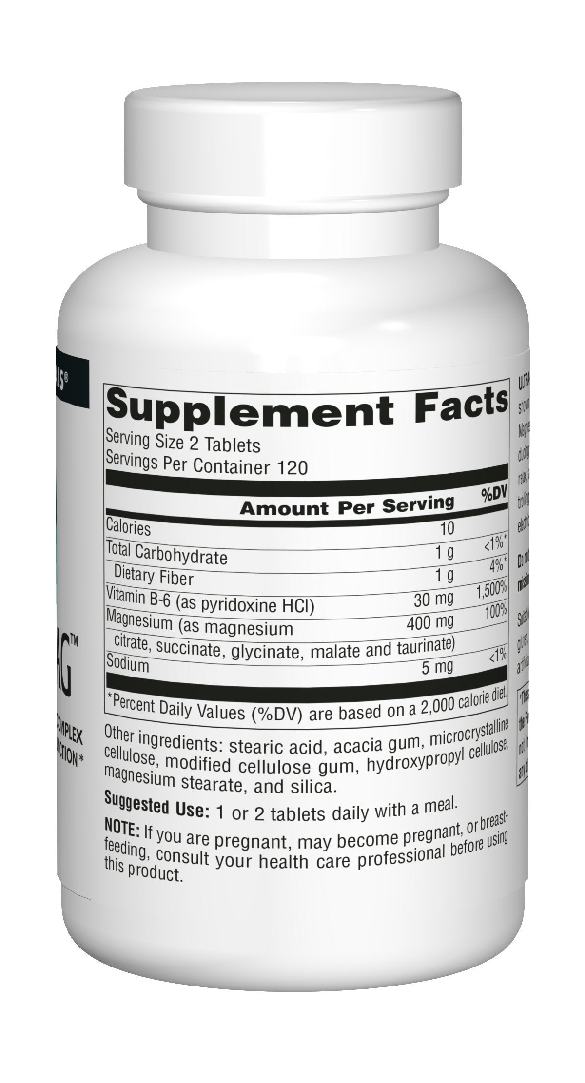 Source Naturals Ultra-Mag High-Efficiency Magnesium Complex - Maintains Muscle Source NaturalsUS supplements