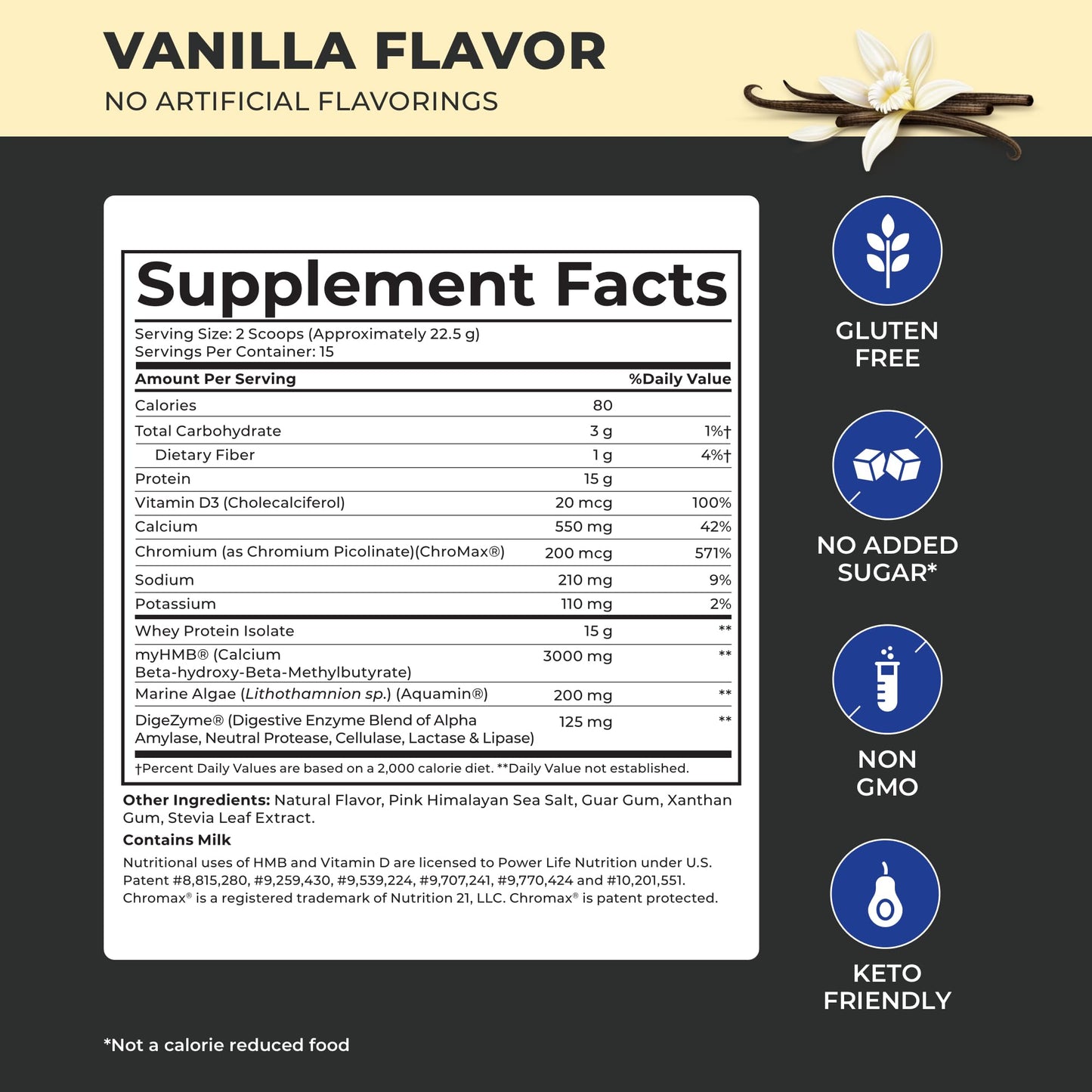 POWERLIFE Tony Horton High Impact Grass Fed Whey Protein with 3000 MG of HMB POWERLIFEUS supplements