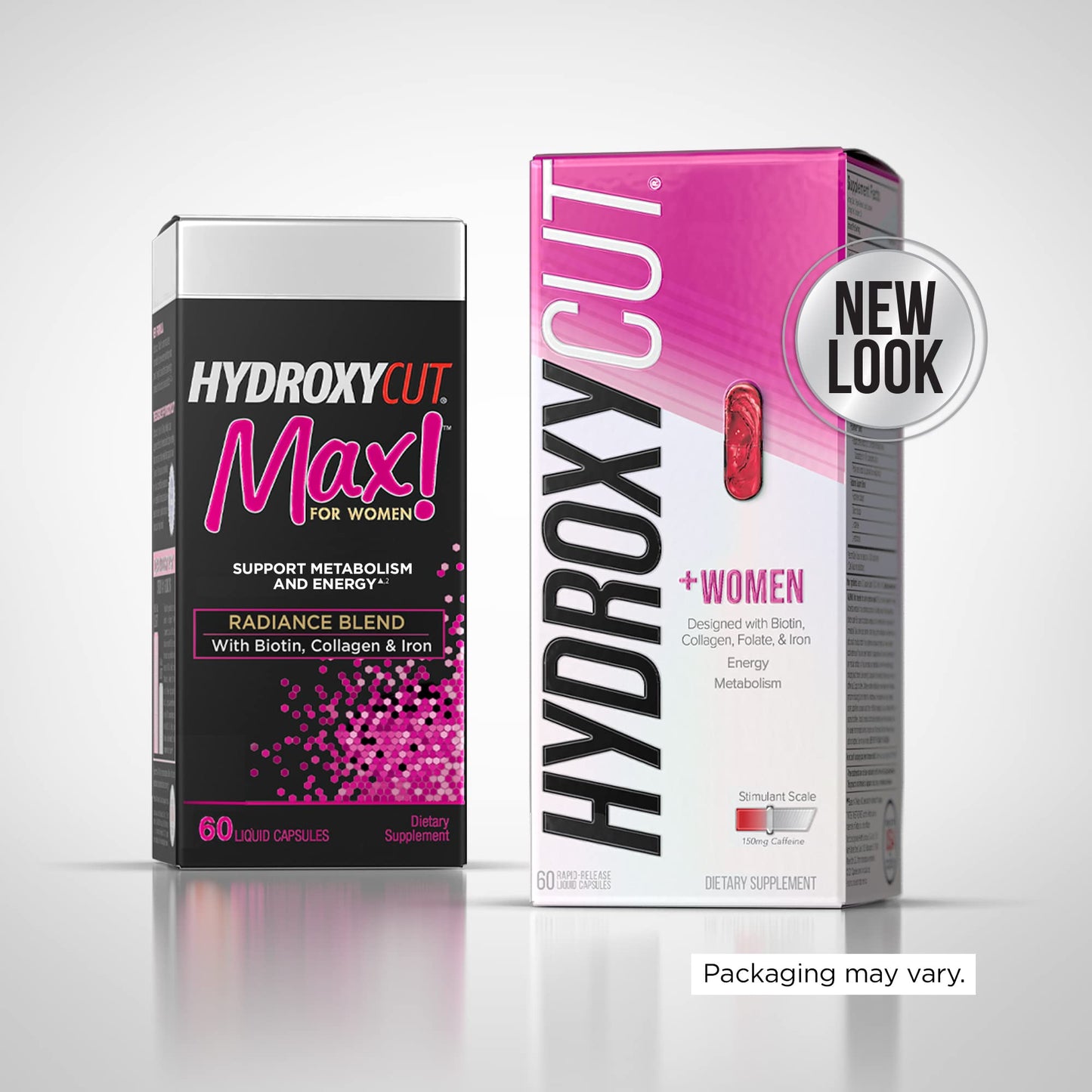Hydroxycut + Women Pills with Biotin & Collagen | Hair Nails and Skin Vitamins | Iron Supplement HydroxycutUS supplements
