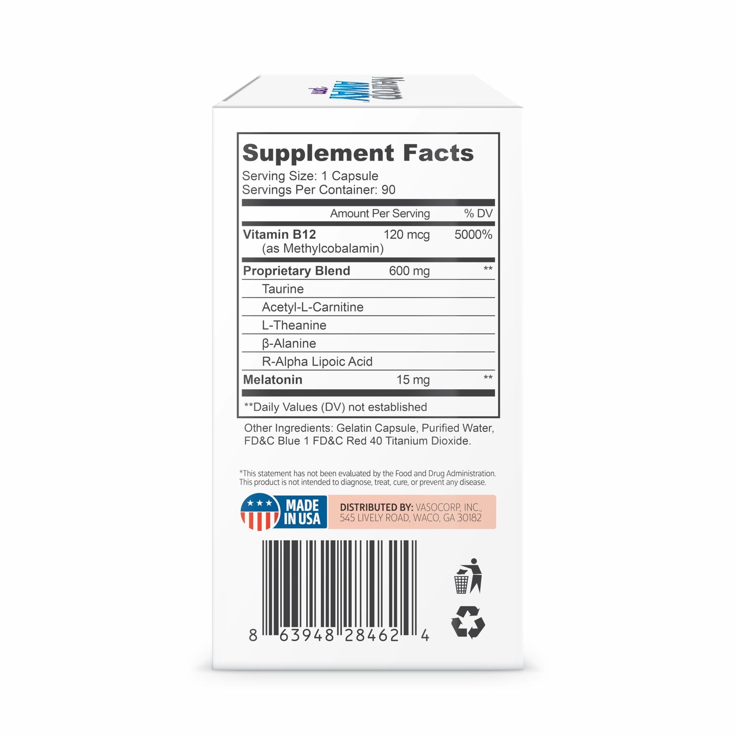 NeuropAWAY Nerve Support PM | 90 Capsules NeuropAWAYUS supplements