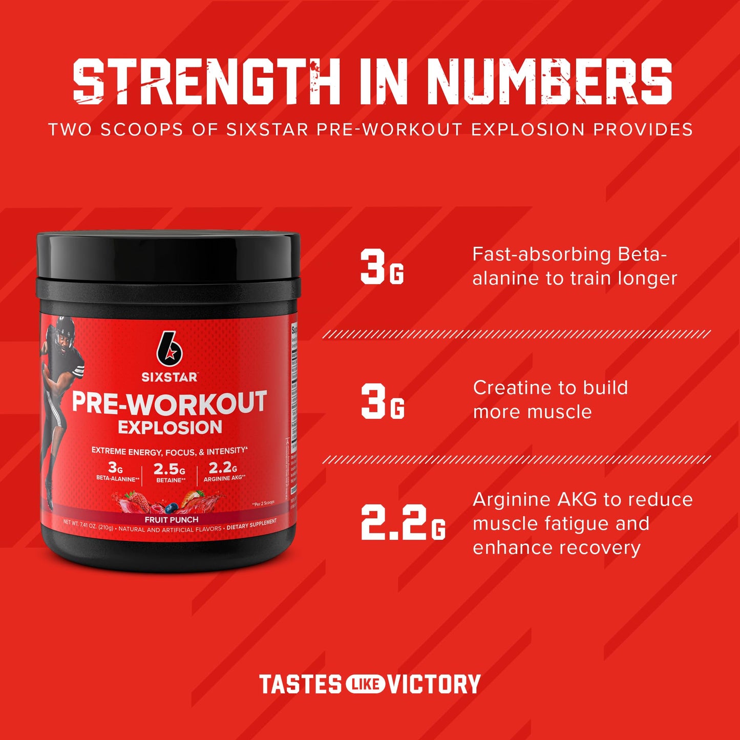 Six Star Pre Workout, PreWorkout Explosion, Pre Workout Powder for Men & Women Six StarUS supplements