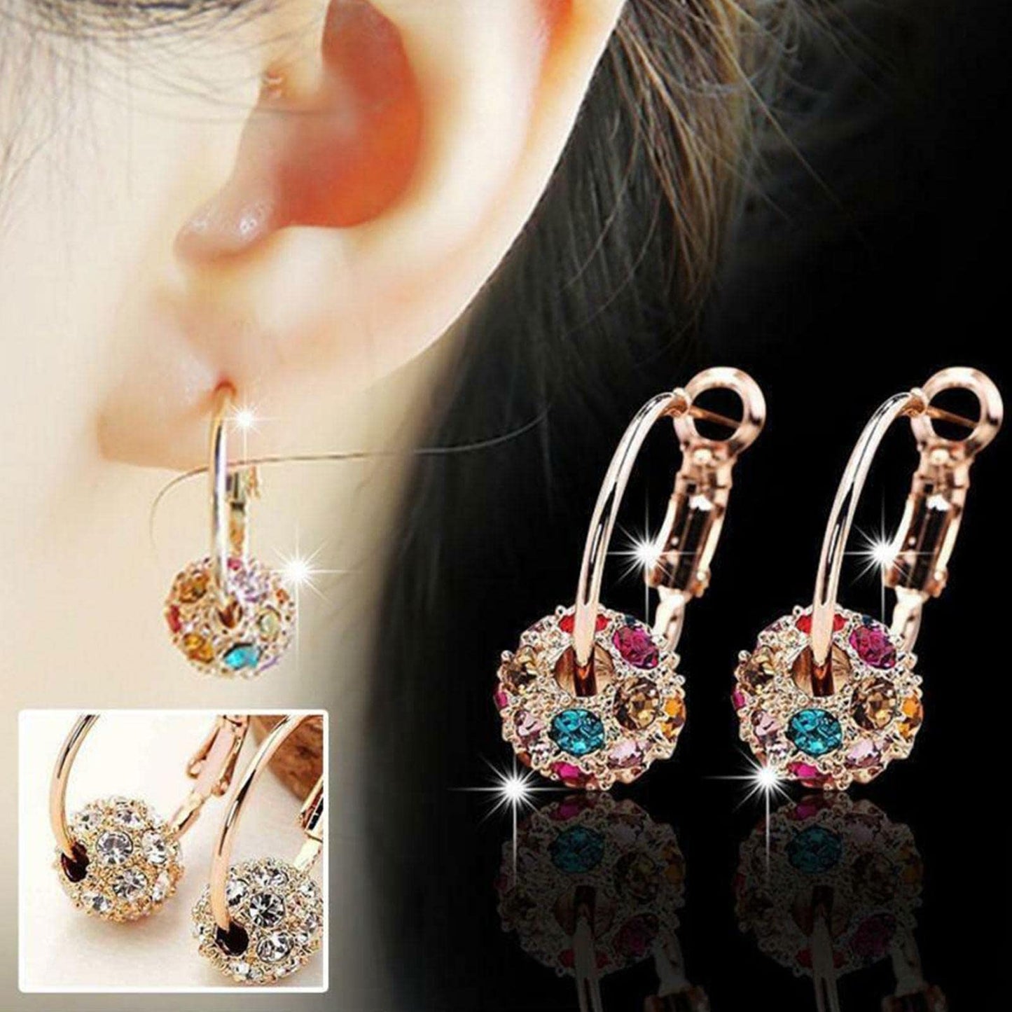 1 Pair Slimming Earrings, Weight Loss Earrings, Burning Fat Health Jewelry for Women Girls GenericUS supplements