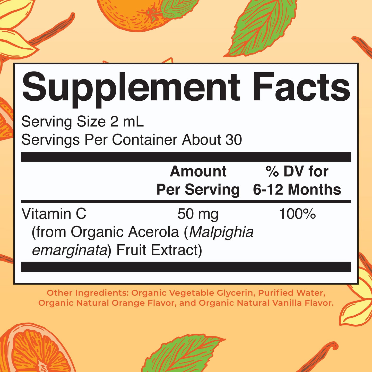MaryRuth Organics Infant & Baby Vitamin C Supplement | USDA Organic Vitamin C Liquid Drops for Infants | Ages 6-12 Months | Immune Support | Overall Health | Vegan | Non-GMO | Gluten Free | 2 Fl Oz MARYRUTH'SUS supplements
