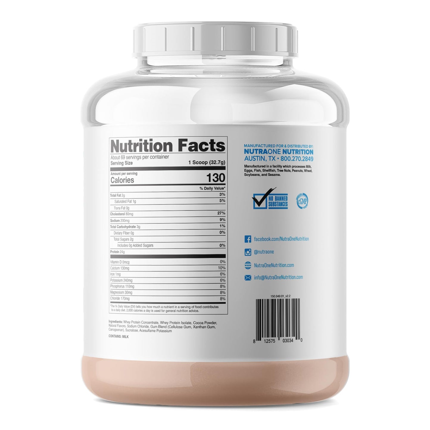 ProteinOne Whey Protein by NutraOne —Promote Recovery and Build Muscle NutraOne NutritionUS supplements