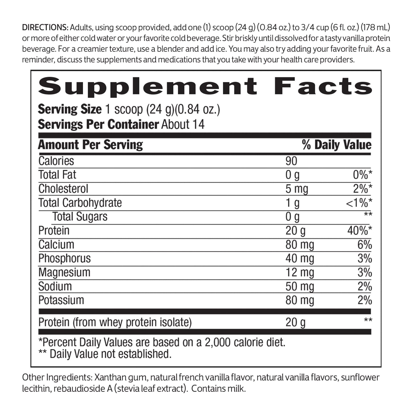 Biochem 100% Whey Sugar-Free Vanilla 20g, 11.8oz, Certified Vegetarian, Certified Gluten BiochemUS supplements