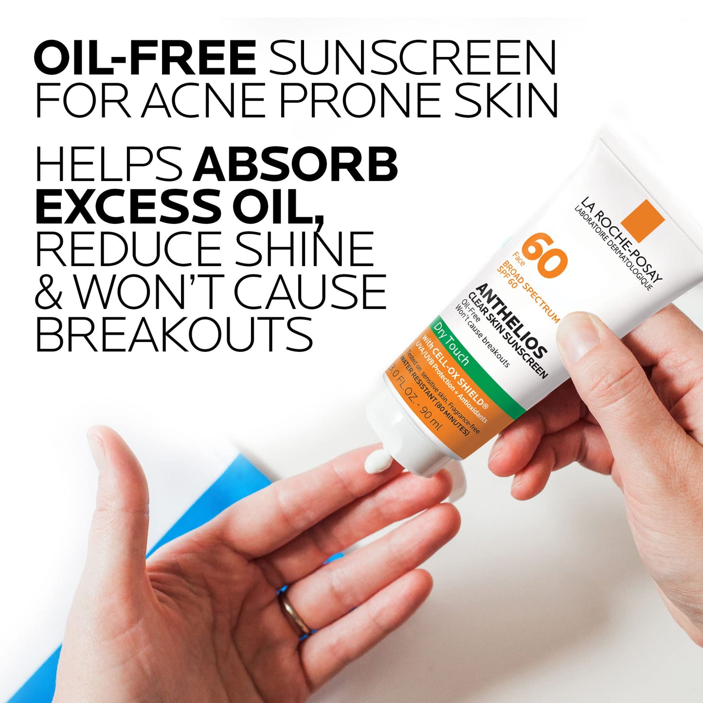 La Roche-Posay Anthelios Clear Skin Dry Touch Sunscreen SPF 60, Oil Free La Roche-PosayUS supplements