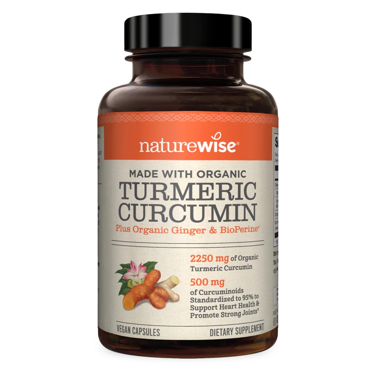 NatureWise Curcumin Turmeric 2250mg 95% Curcuminoids & BioPerine Black Pepper NatureWiseUS supplements