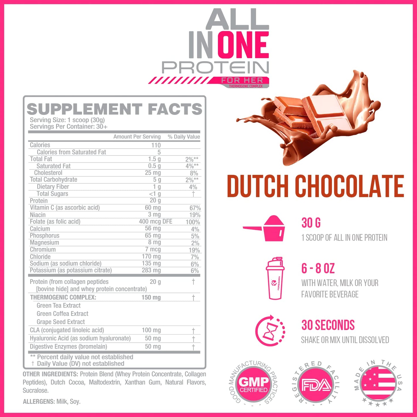 Forzagen Protein Powder for Women - Protein Shake With Collagen Powder for Women ForzagenUS supplements