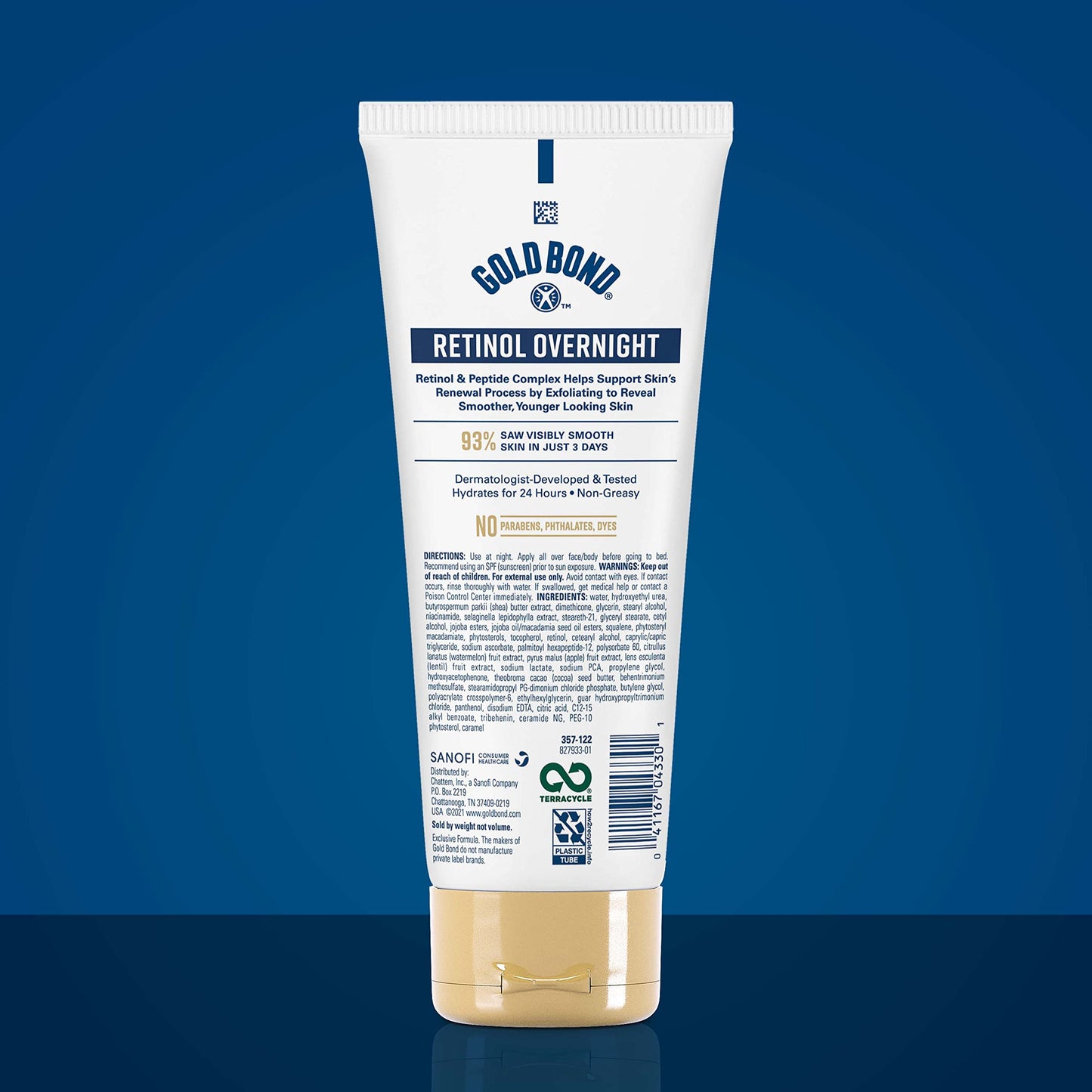 Gold Bond Age Renew Retinol Overnight Body & Face Lotion, With Retinol Gold BondUS supplements