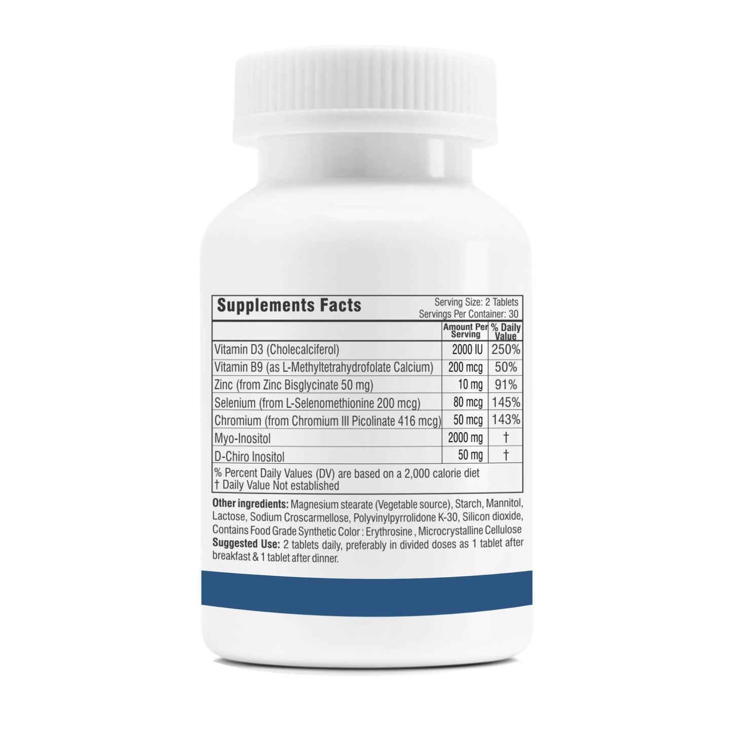 Trexgenics SYNERGISTIC & ADVANCED PCOS Support Myo-Inositol 1000 mg, D-Chiro TrexgenicsUS supplements