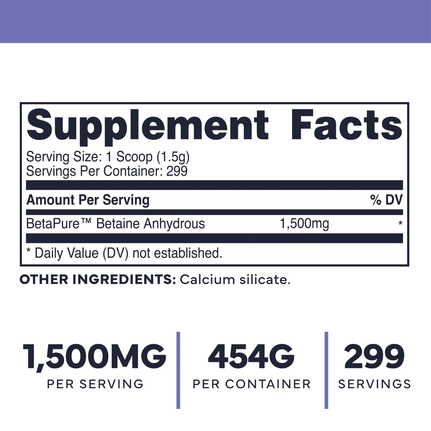 Type Zero Betaine Anhydrous Powder (1 LB) Unflavored - Clean Betaine Anhydrous Supplement, TMG, Trimethylglycine, 1,500mg Per Serving, Keto, GMO-Free Type ZeroUS supplements