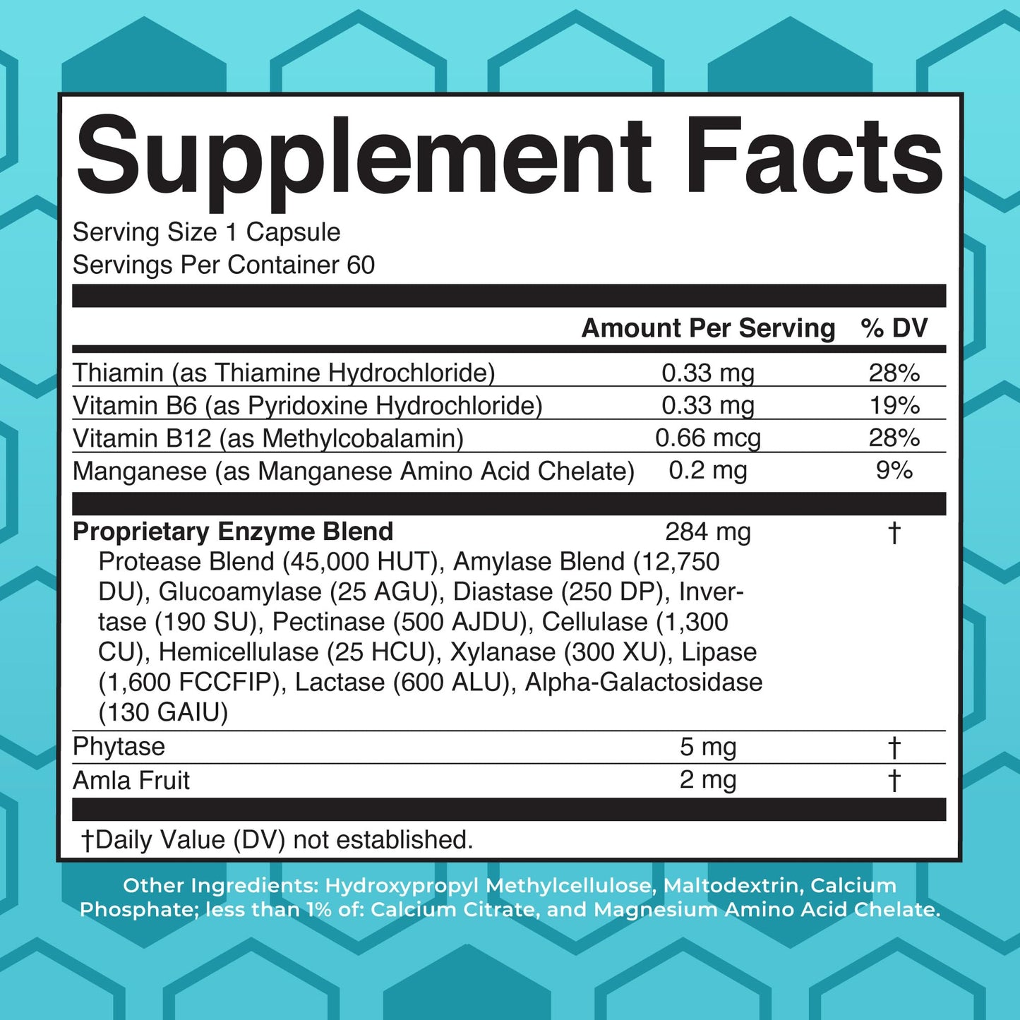 MaryRuth Organics Digestive Enzymes | Up to 2 Month Supply | Vegan Digestive Health Aid and Gut Health Enzyme Complex | Over 12 Enzymes | Vitamins B6 & B12 MARYRUTH'SUS supplements
