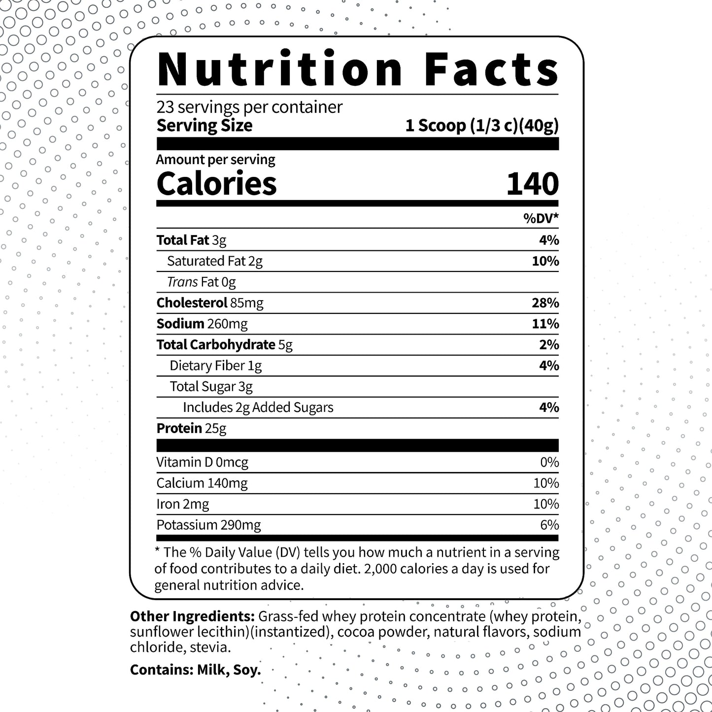 Type Zero Grass Fed Whey Protein Concentrate Powder (Chocolate, 2LBS) - Gluten Free Type ZeroUS supplements
