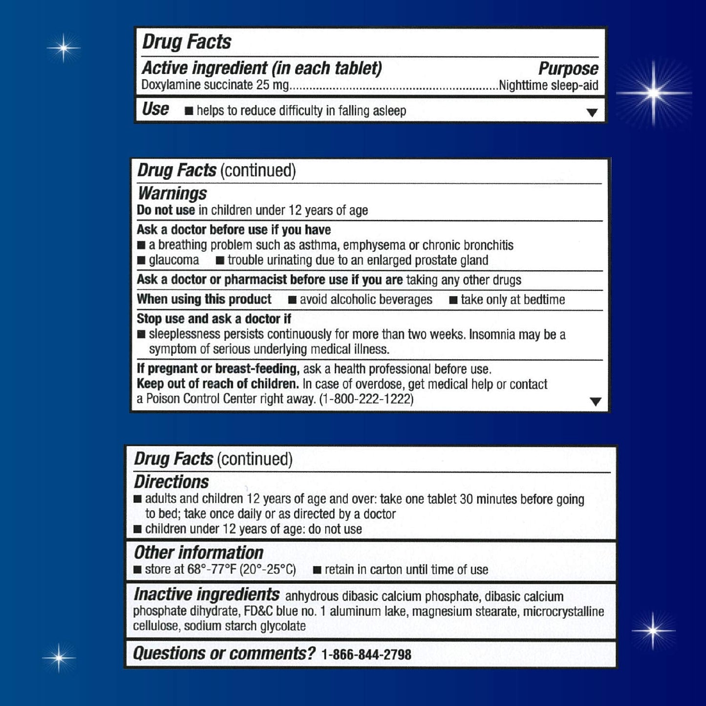 Unisom SleepTabs, Nighttime Sleep-aid, Doxylamine Succinate, 80 Tablets UnisomUS supplements