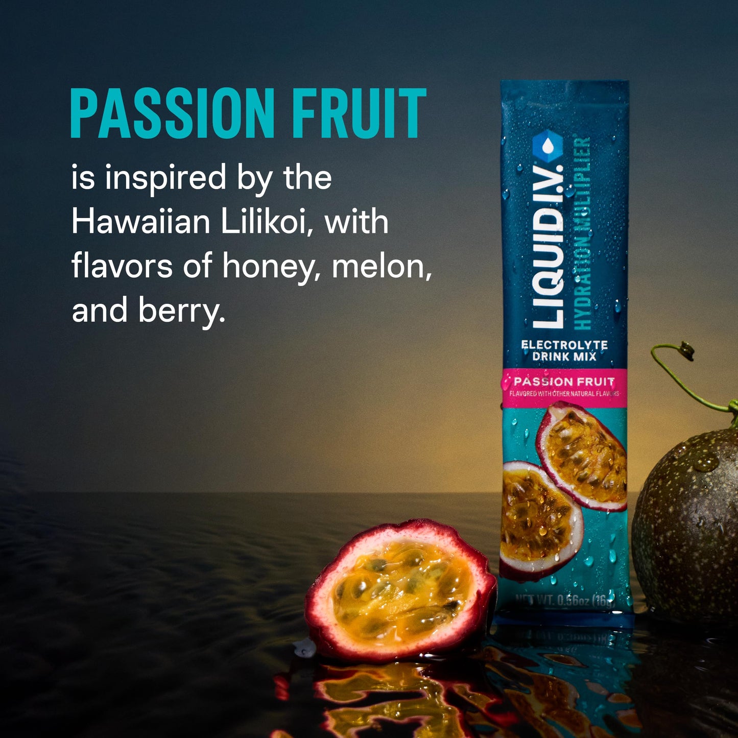 Liquid I.V.® Hydration Multiplier - Passion Fruit | Electrolyte Powder Drink Mix | 3 Pack (48 Servings) Liquid I.V.US supplements