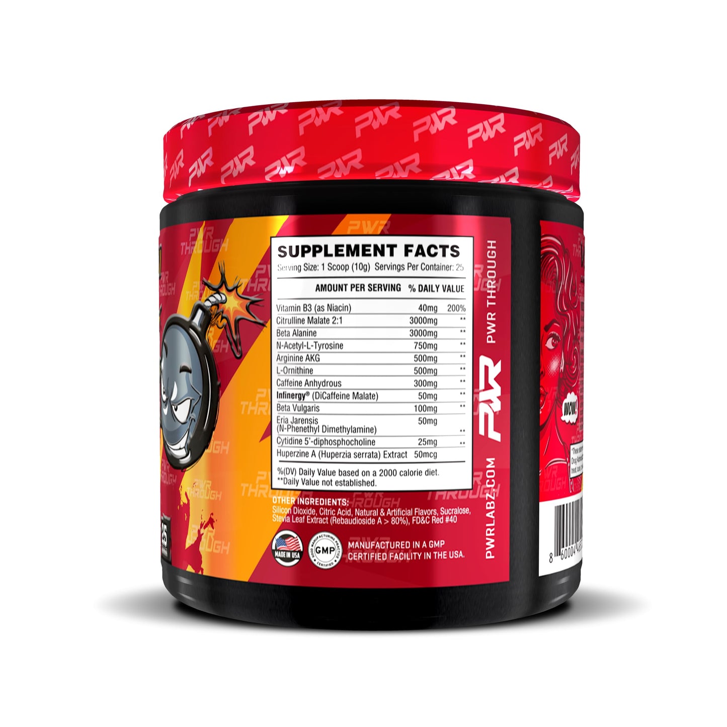 PWR Labz Pre Workout - Pump · Focus · Energy · L-Citrulline, L-Tyrosine, Agmatine, Alpha GPC PWR Labz LLCUS supplements