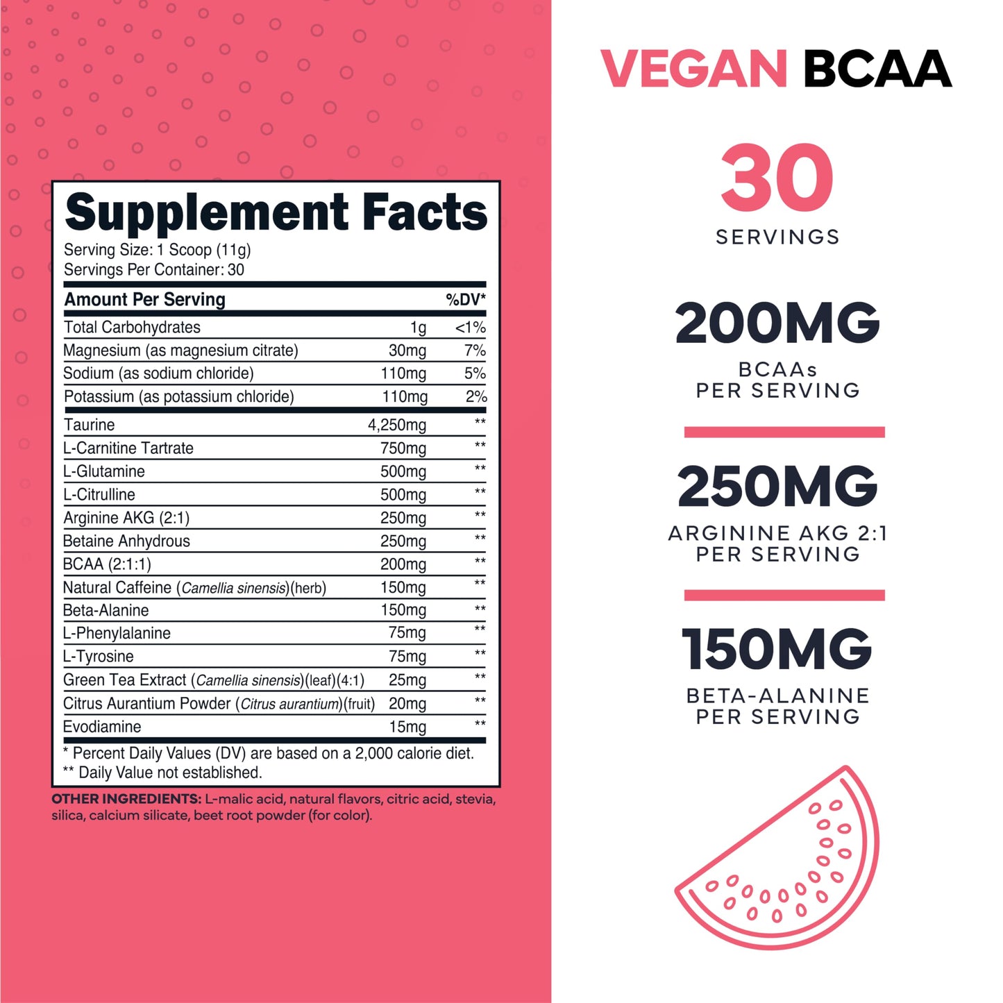 Type Zero AminoBurn (Watermelon Flavored) - Vegan Amino Acids BCAA Drink Sugar-Free Energy Drink Powder & Amino Acids Supplement - Natural Energy Type ZeroUS supplements
