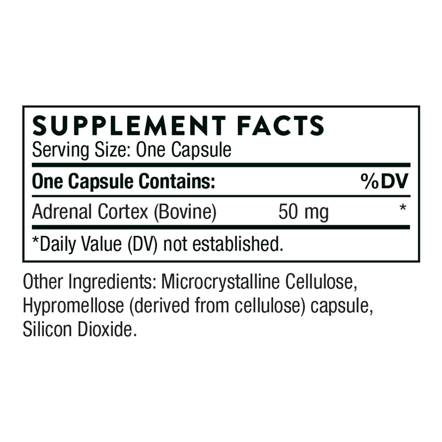 THORNE Adrenal Cortex - Bovine Adrenal Cortex Supplement for Cortisol Management THORNEUS supplements