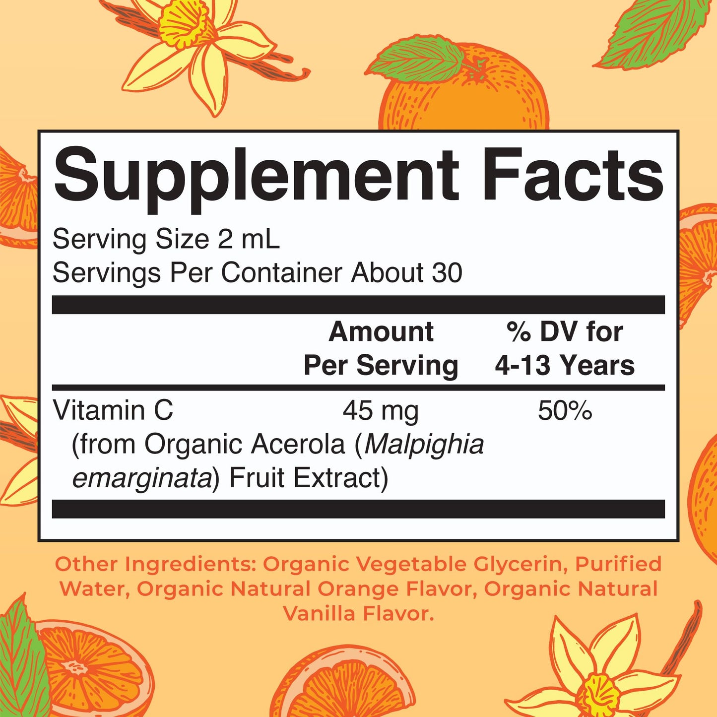 MaryRuth Organics USDA Kids Vitamin C Drops | Vegan Immune Support Supplement for Ages 4-13 | Immune Support & Overall Health | Vitamin C from Organic Acerola Fruit Extract | 2oz MARYRUTH'SUS supplements