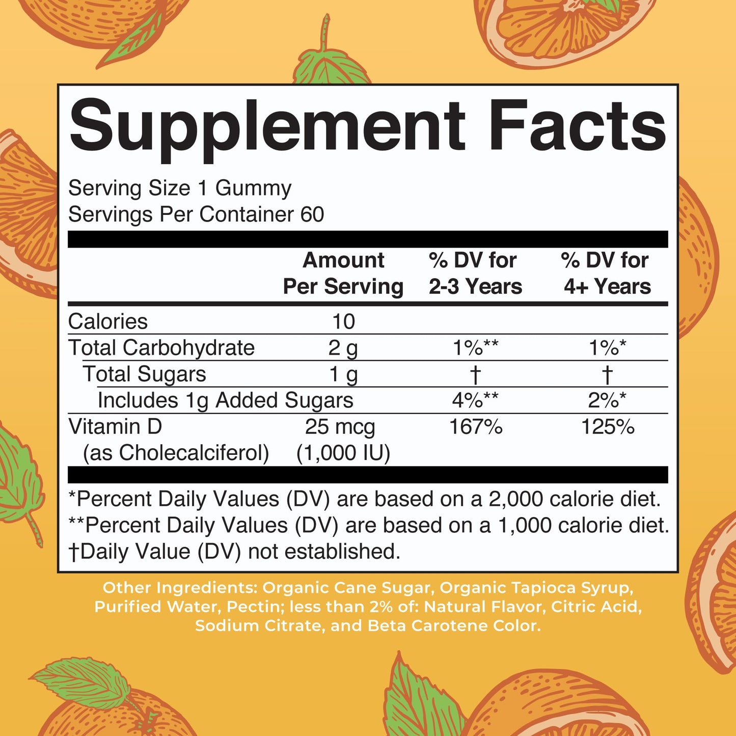 MaryRuth Organics Vitamin D3 Gummies | 2 Month Supply | Adults & Kids Vitamin D Gummy | Immune Support Supplement | VIT D3 1000IU for Bone Health&Muscle Function | Vegan | Non-GMO | Gluten Free | 60 MARYRUTH'SUS supplements