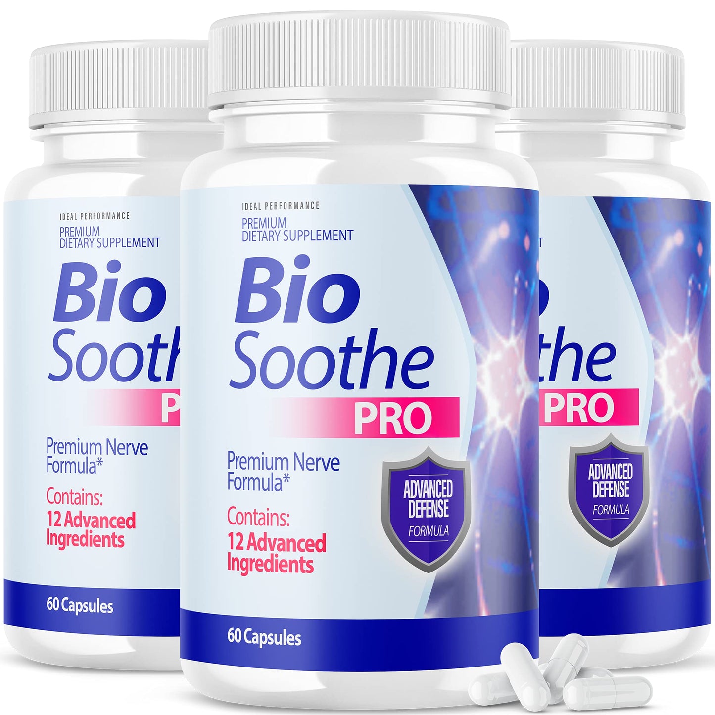 IDEAL PERFORMANCE (3 Pack) Biosoothe Pro Neuropathy Treatment Capsule for Nerve IDEAL PERFORMANCEUS supplements