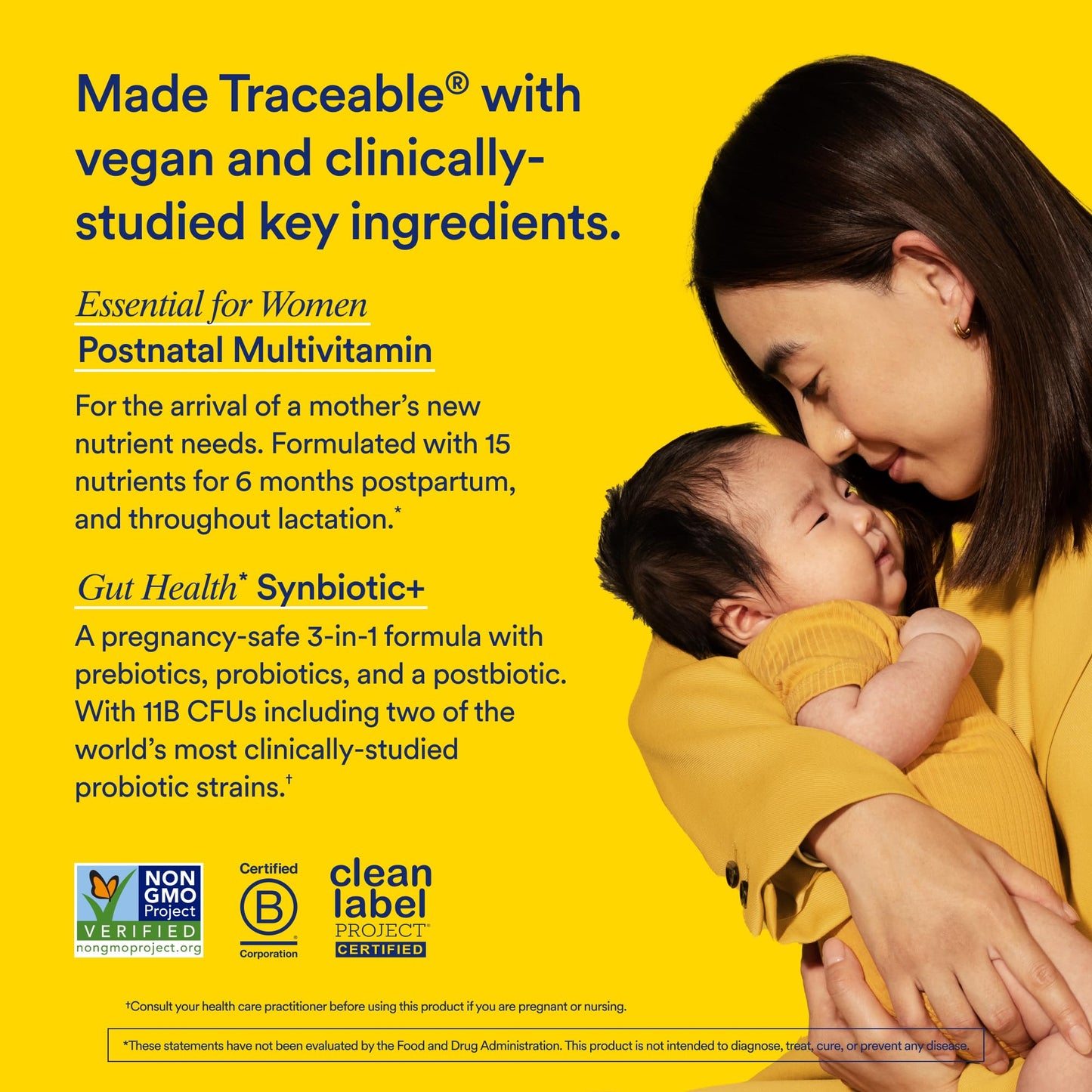 Ritual Postnatal Multivitamin and Gut Duo Supplements with Postnatal Vitamins and Synbiotic+: 3-in-1 Probiotic, Prebiotic, Postbiotic, Supports Lactation, and Gut Health, 30 Day Supply RitualUS supplements