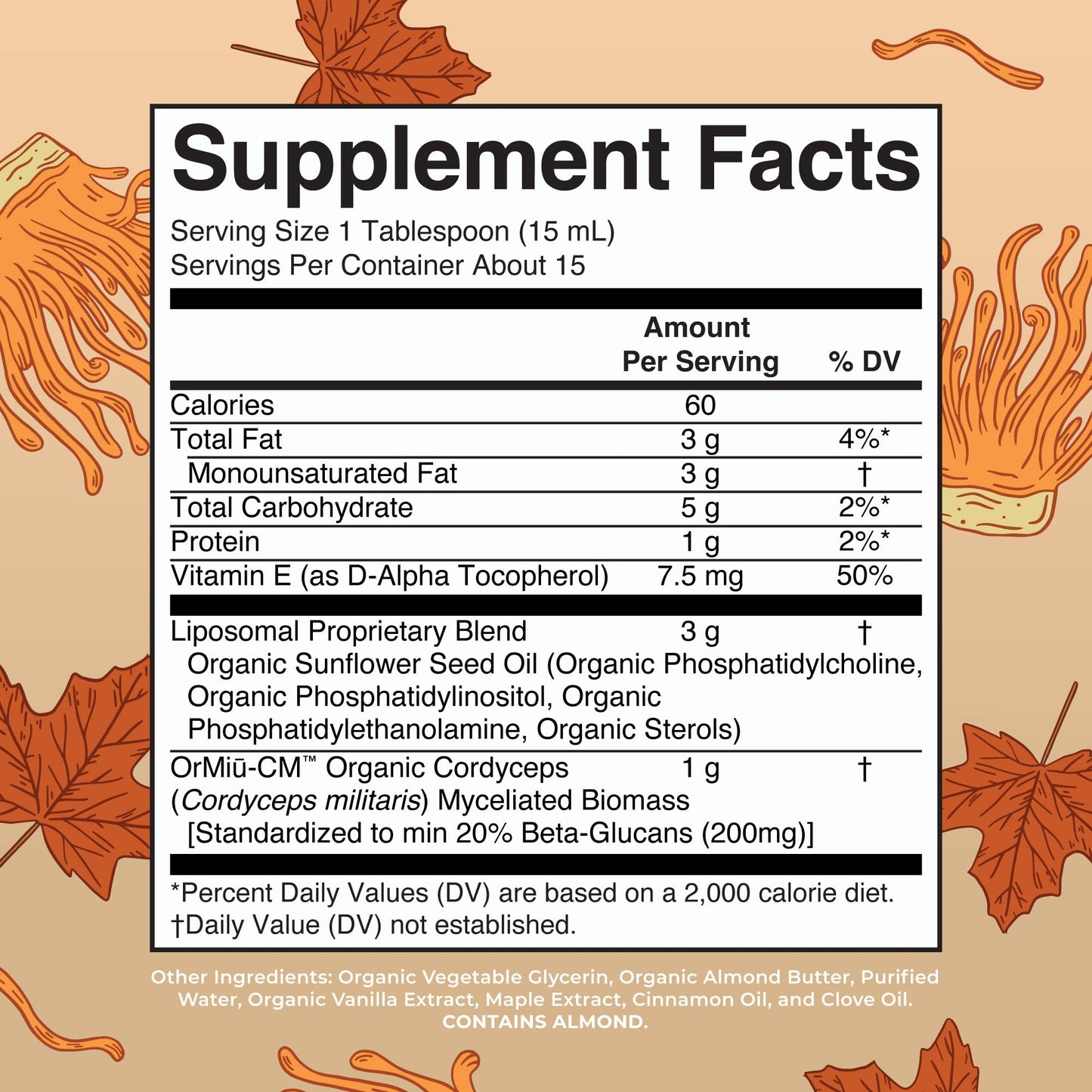 MaryRuth Organics Cordyceps Mushroom Supplement | Ultra Absorption Liposomal | Full Spectrum Mushroom | 200mg Beta-Glucans Per Serving | USDA Organic | Vegan | 7.6 oz | 15 Servings MARYRUTH'SUS supplements