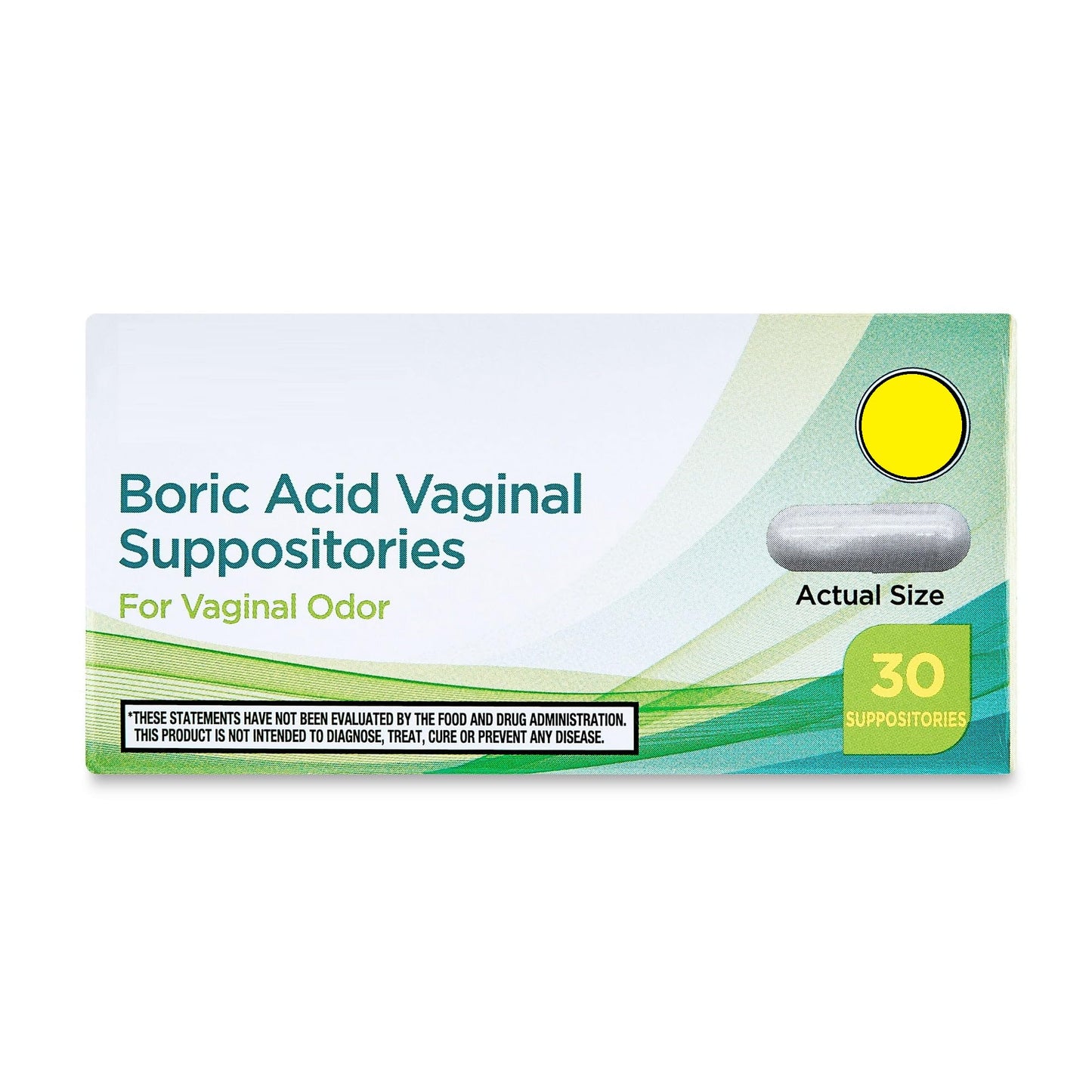 SEDLAV Boric Acid Vaginal Suppositories for Vaginal Odor, 30 Count, Compare to pH-D Feminine Health Boric Acid Suppositories, Sticker SEDLAVUS supplements