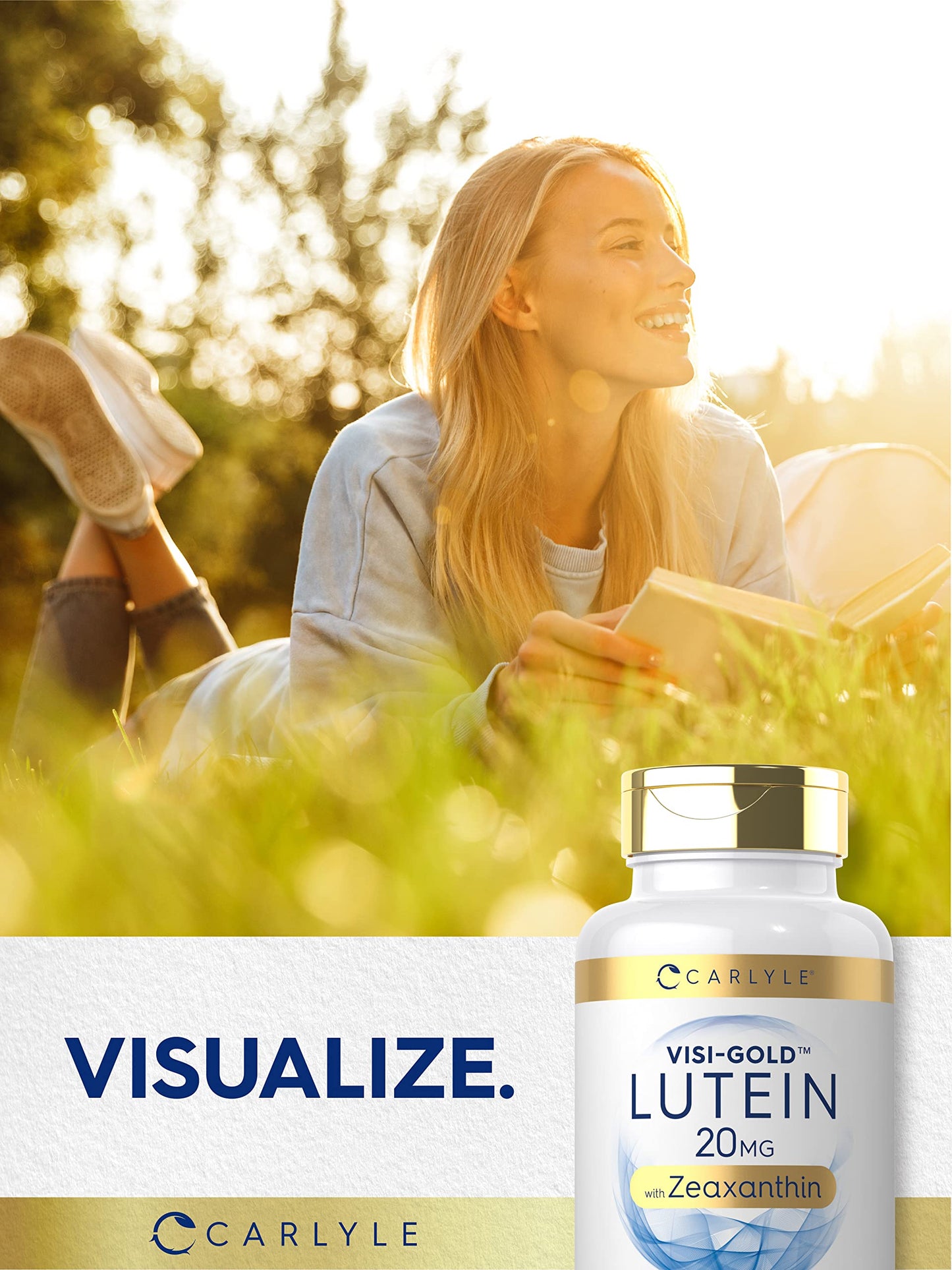 Carlyle Lutein and Zeaxanthin 20mg | 300 Softgels | Eye Health Vitamins | Non-GMO & Gluten Free Supplement CarlyleUS supplements