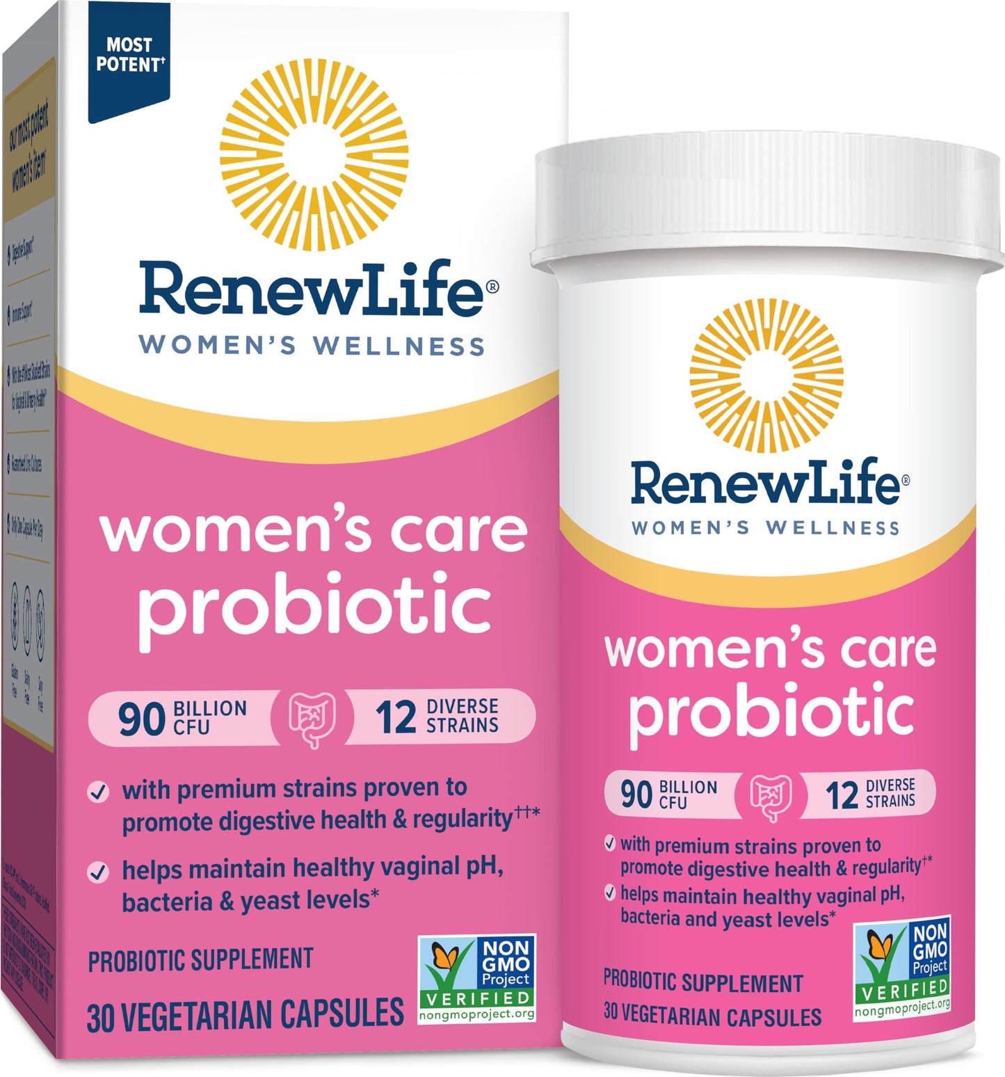 Renew Life Women's Probiotic Capsules, Supports Vaginal, Urinary, Digestive & Ultimate Renew LifeUS supplements