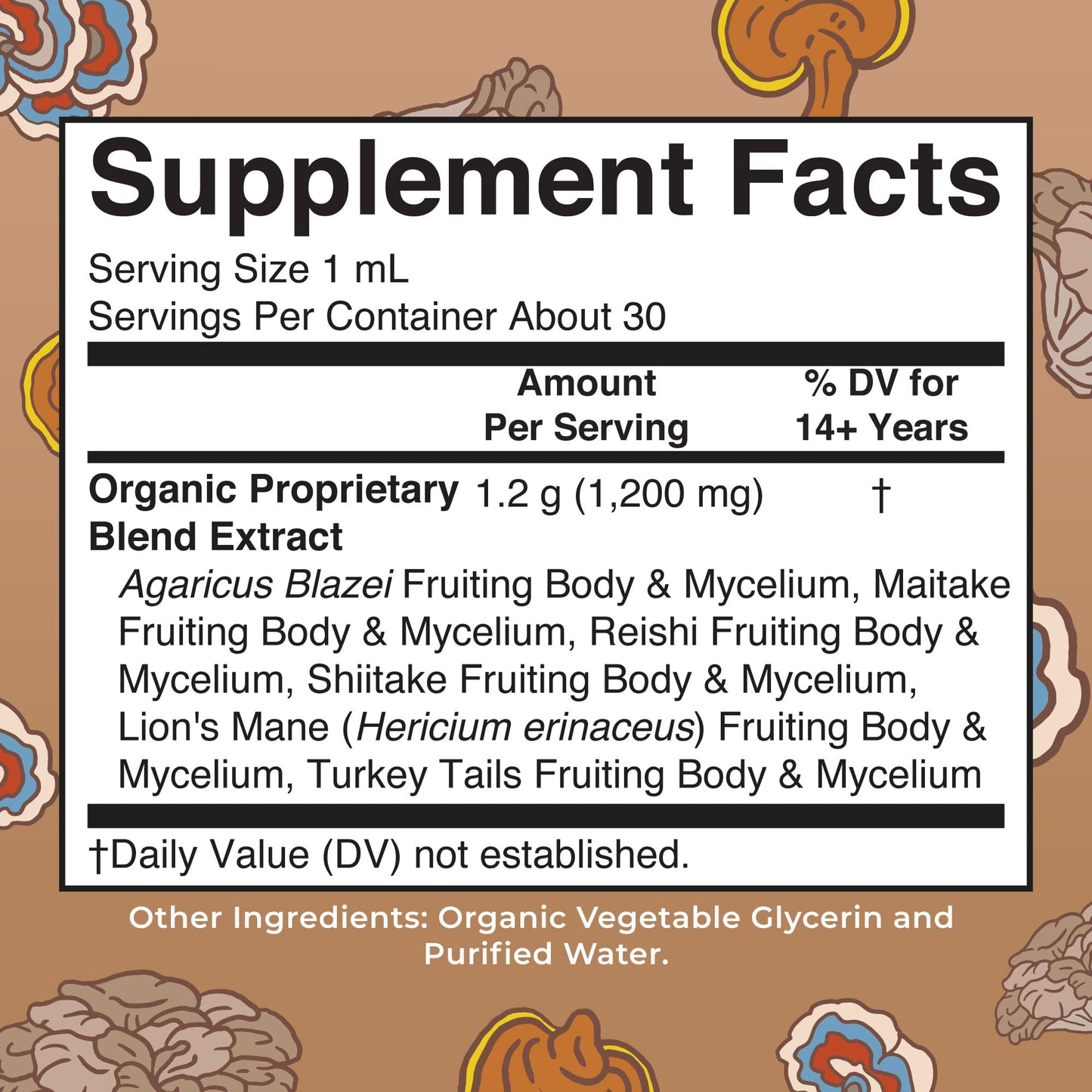 MaryRuth's Mushroom Complex | Lion's Mane | Turkey Tail | Reishi Mushroom | Shiitake Mushrooms | Alcohol Free | Mushroom Blend | Organic | Non-GMO | Vegan | 30 Servings MARYRUTH'SUS supplements