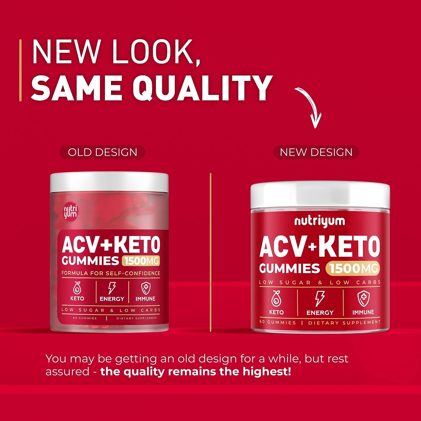 Keto ACV Gummies 1500 mg - Gelatin-Free Apple Cider Vinegar Gummies - Low Carbs XELARUS supplements