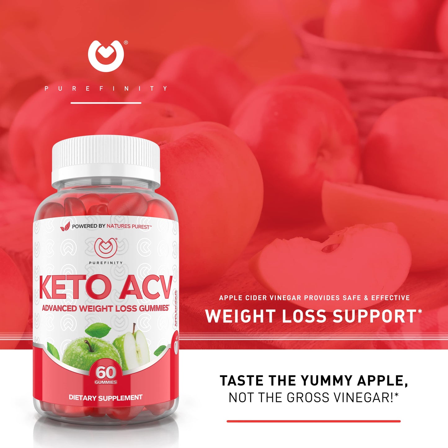PUREFINITY Keto ACV Gummies to Support Weight Loss and Detox - True Form Keto ACV PUREFINITYUS supplements