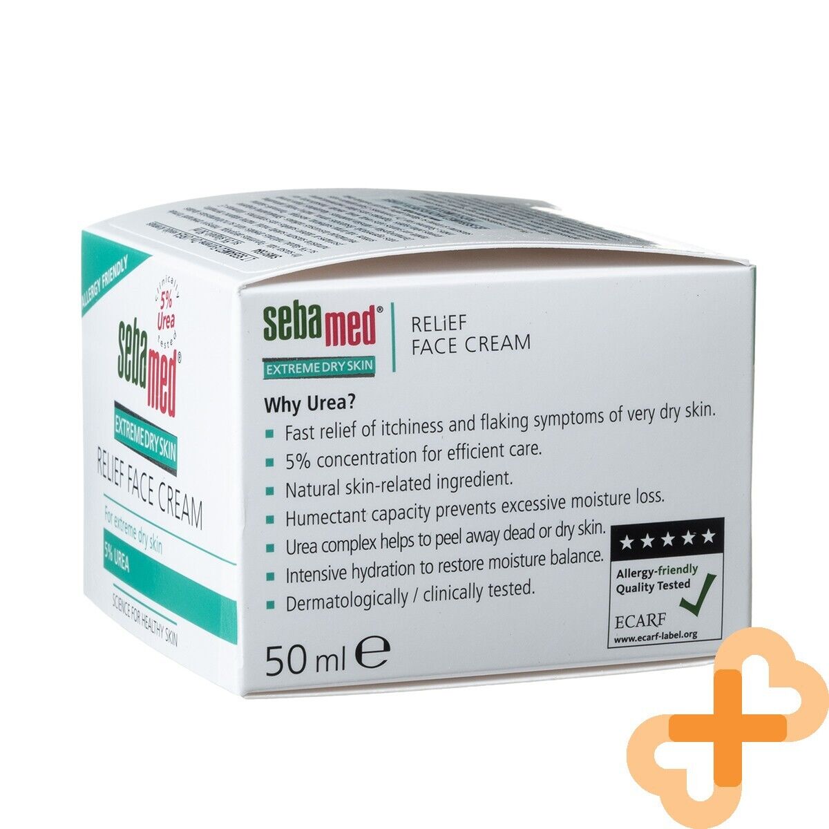 SEBAMED EXTREME DRY SKIN Urea 5% Relief Face Cream Allergy Friendly SebaMedUS supplements