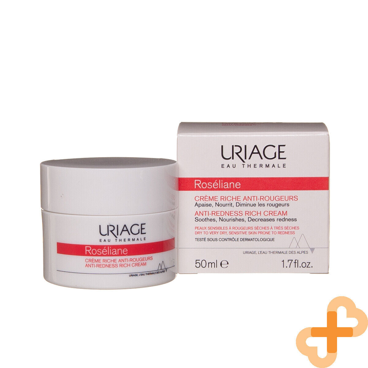 Uriage Roseliane Anti-Redness Rich Cream 40ml Sensitive Skin Dry Soothe UriageUS supplements