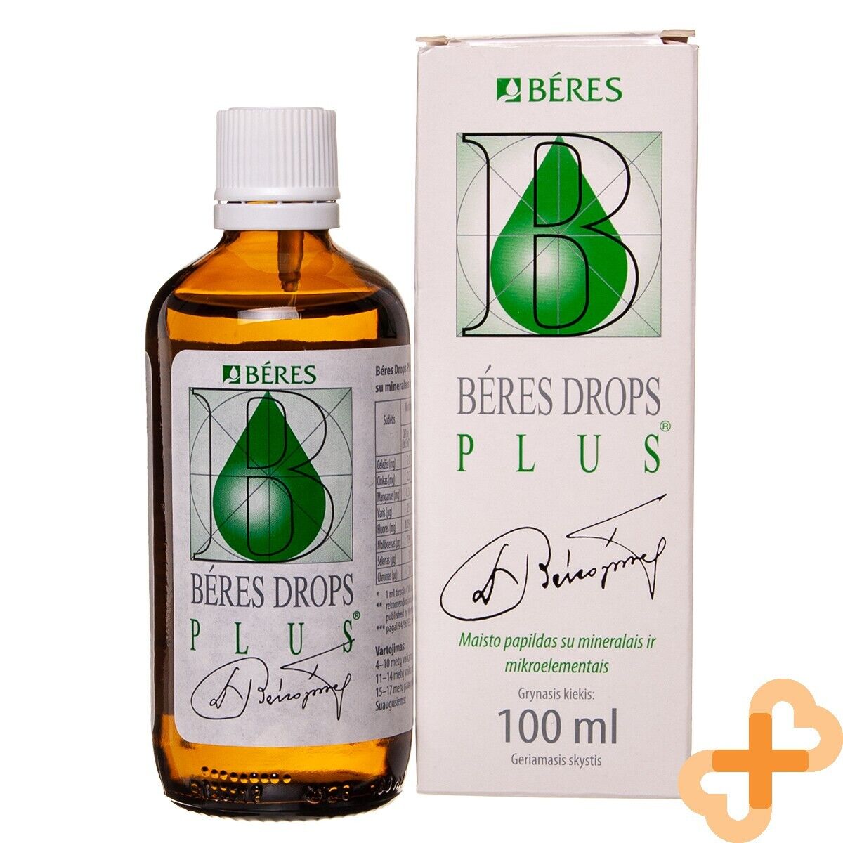 BERES Drops PLUS Oral Drops 100ml Immune System Support Blood Format BERESUS supplements