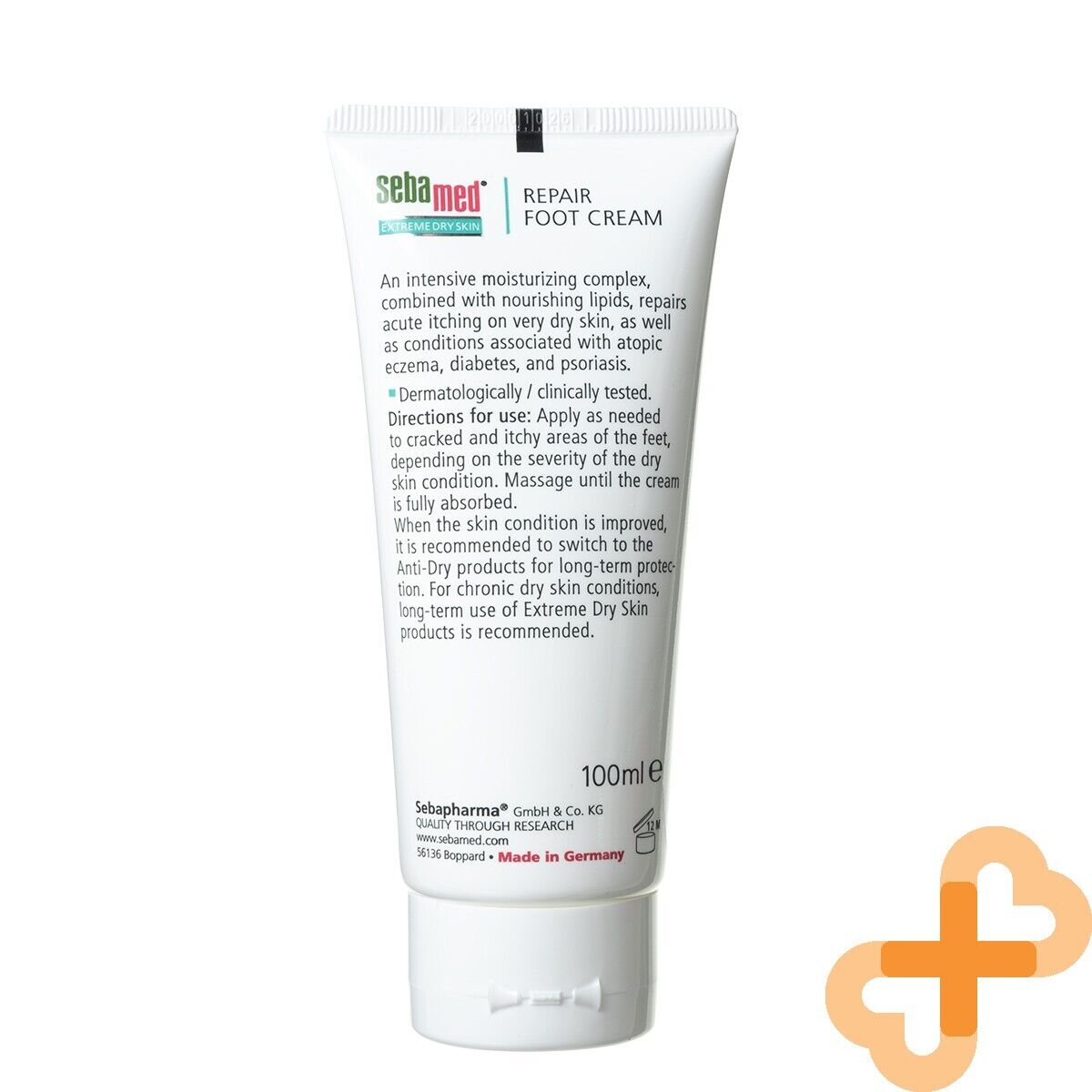 SEBAMED EXTREME Dry Skin 10% Foot Cream for Moisturizing100 ml SebaMedUS supplements