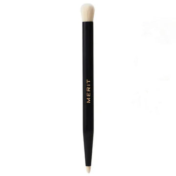 MERIT - Double-Sided Eyeshadow Brush - Dual-Ended Makeup Brush for Precise Application, Blending, and Smooth Pigment Distribution - Soft Synthetic, Vegan & Travel-Friendly GenericAu supplements