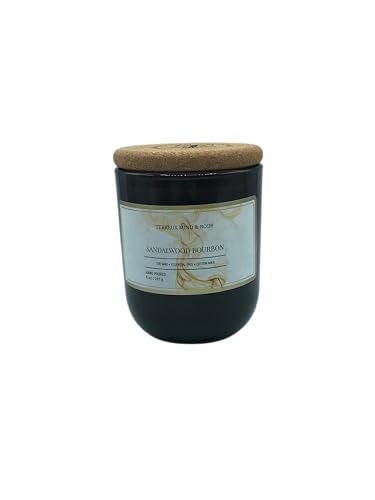 Sandalwood Bourbon Non-Toxic Candles | Natural Candles for Men |Aromatherapy Candle Relaxing Terreux Mind & BodyAu supplements