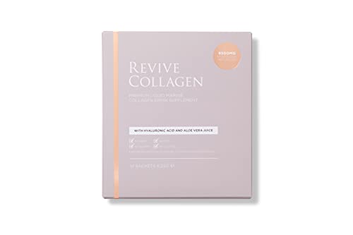 Revive Collagen Premium 8,500mg Hydrolysed Marine Collagen Drink with Added Hyaluronic Acid & Aloe Vera for Healthy Skin, Hair, Nails & Joints Revive CollagenAu supplements