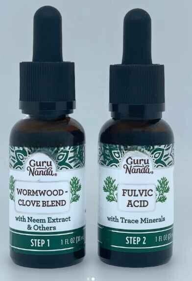 GuruNanda Paracleanse with Wormwood, Clove & Fulvic Acid with Neem Extract - 2 Step GuruNandaUS supplements